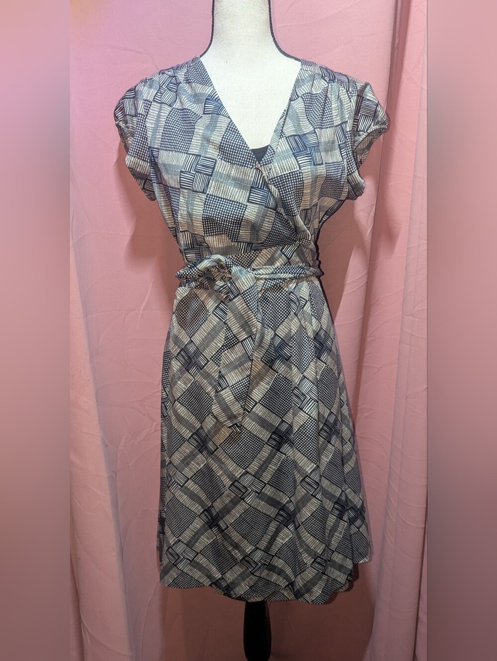 BANANA REPUBLIC Wrap-Style Midi Dress 8P